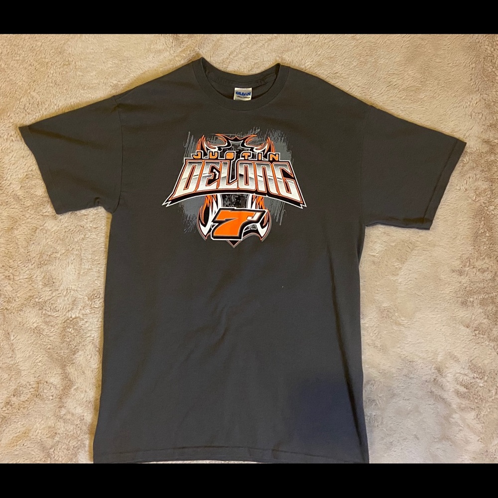 Justin Delong racing shirt